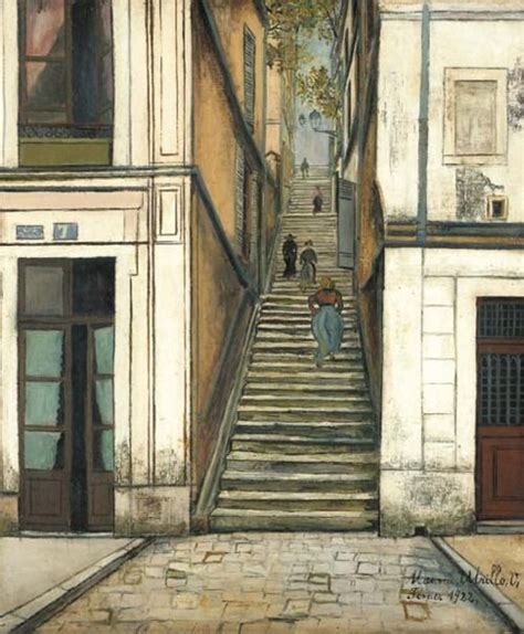 Stair Passage Cottin Maurice Utrillo French 1883 1955