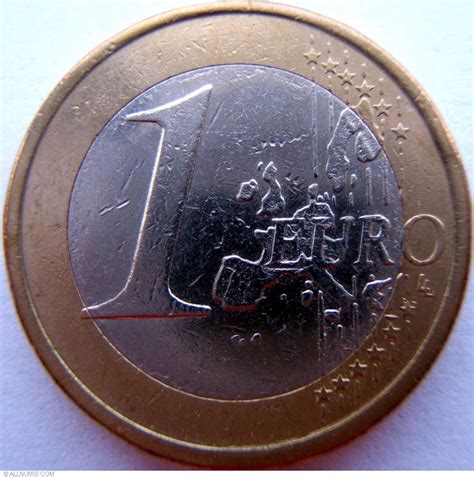 1 Euro 2002 Juan Carlos I 2000 2009 Spain Coin 1279