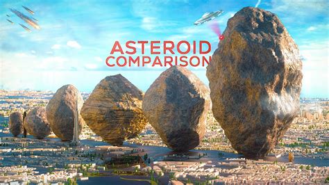 Asteroids Size Comparison 3d Youtube