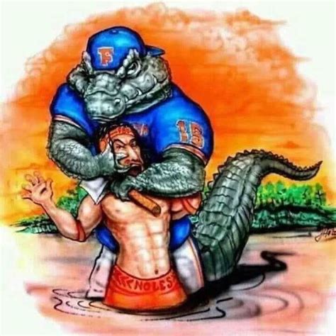 A Drawing Of A Man Carrying An Alligator On His Back In The Water With