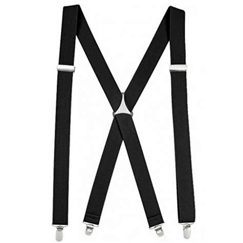 Holdem Mens Elastic X Back Adjustable Straight Clip On Suspenders