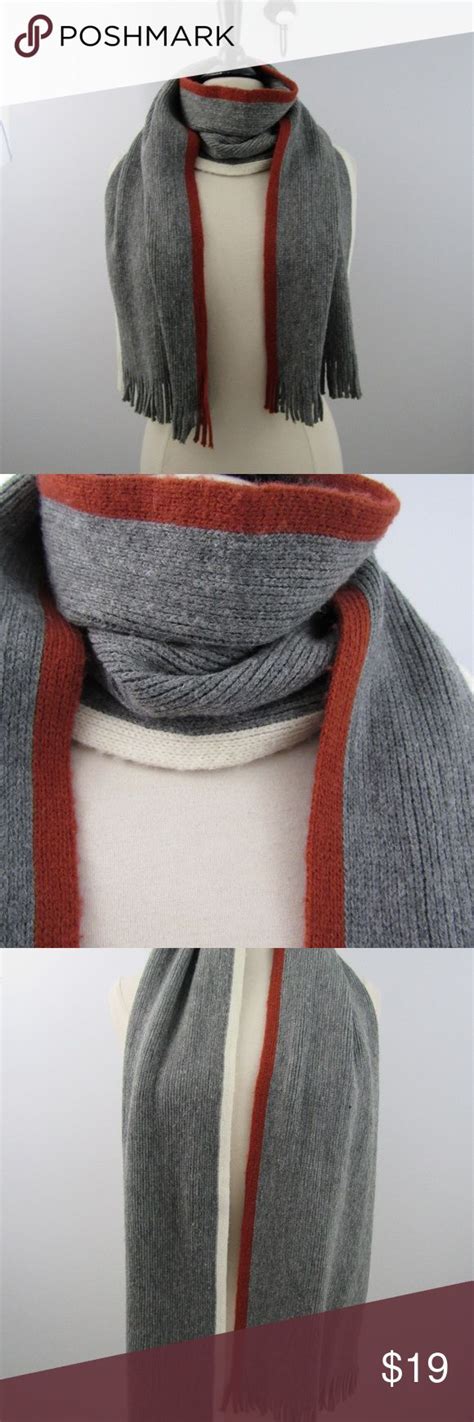 Upgrade your look with a stylish new sweater. Banana Republic 2011 knit gray multi color Scarf | Multi ...