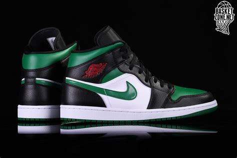 Nike Air Jordan 1 Retro Mid Green Toe