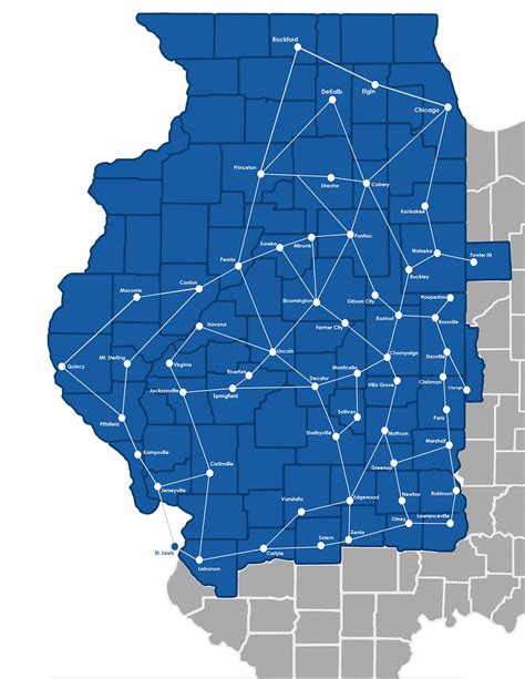 Metro Communications Fiber Network Map 100 Fiber Optic