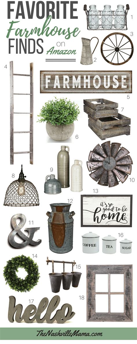 Favorite Farmhouse Finds For Your Home Fixer Upper Style New House