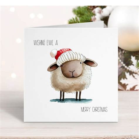 Christmas Sheep Etsy