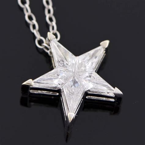 Contemporary Kite Cut Diamond Star Pendant 115ctw At 1stdibs Star