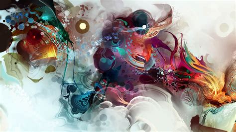 Colorful Abstract Android Jones Hd Wallpaper Art And