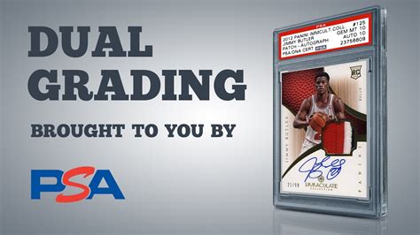 Dual Grading For Autographed Trading Cards From Psa Youtube