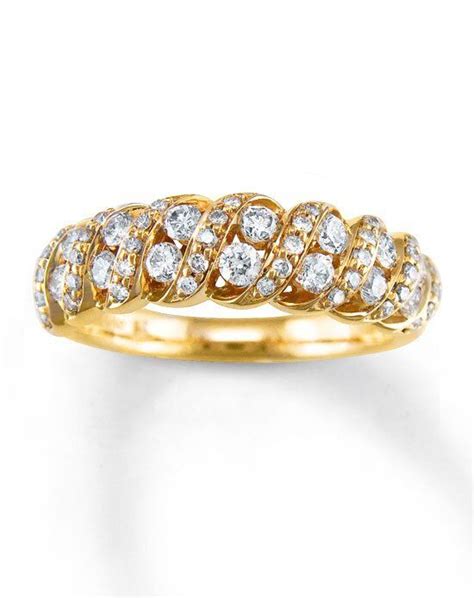 Kay Jewelers Diamond Anniversary Band 14k Yellow Gold Round 34ct Tw