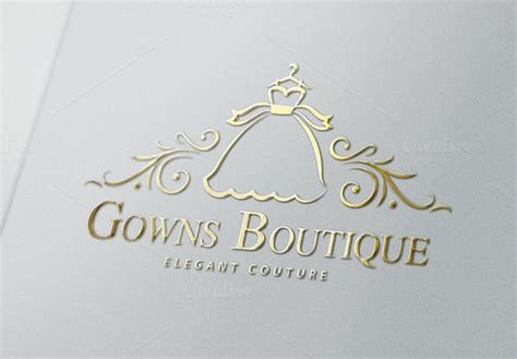 Gowns Boutique Logo Boutique Logo Bridal Logo Bridal Shop