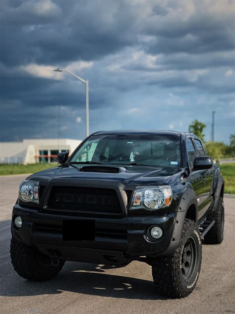 2008 Toyota Tacoma Trd Sport Prerunner Black With 3 In Lift And Many