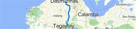 Dasma To Tagaytay Cycling Route Bikemap