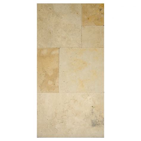 Country Classic Antique Brushed And Chiseled Travertine Tile