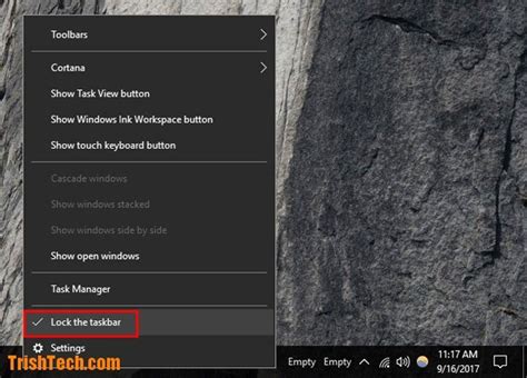 Cách Căn Giữa Icon Taskbar Trong Windows 10