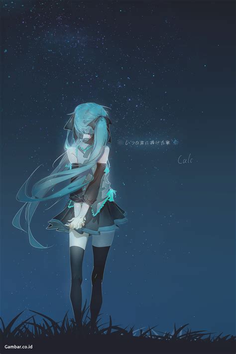 Hatsune Miku Android Blue Wallpapers Wallpaper Cave