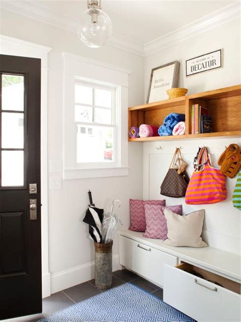 Small apartment ideas for space saving rely on multipurpose solutions. Declutter Your Entryway With These Tips | HGTV