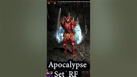 Mu Online Apocalypse Set Rage Fighter Youtube