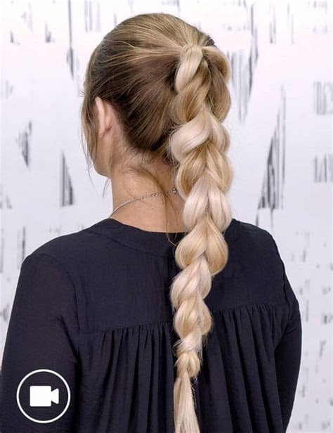 I was just writing about this yesterday with regard to how tightly ariana grande has worn those super tight and super high ponytails for years. Braided Ponytail Hair Style for Women | Redken
