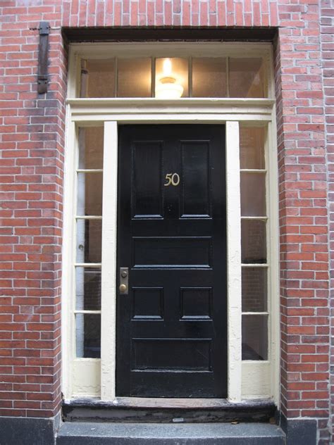 Black Exterior Door