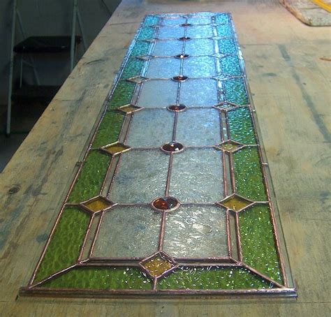 Custom Sidelight Stained Glass Panel Victorian Style Sidelights