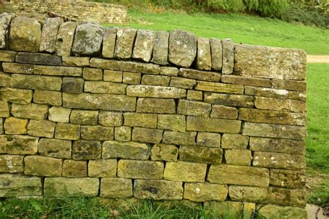 Dry Stone Crafted Wall Stock Image Image Of Divide 158461607