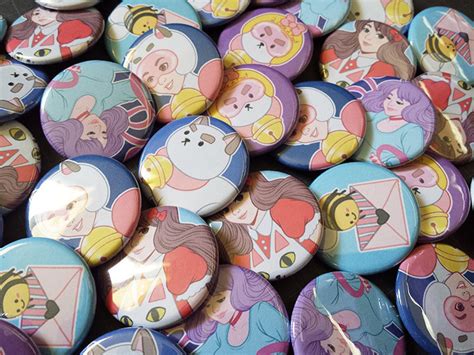 Bee And Puppycat 125 Pinback Buttonbadgepin 1 Only Etsy
