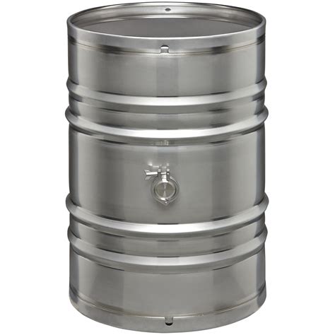 55 Gallon Stainless Steel Wine Barrel W2 Tri Clover