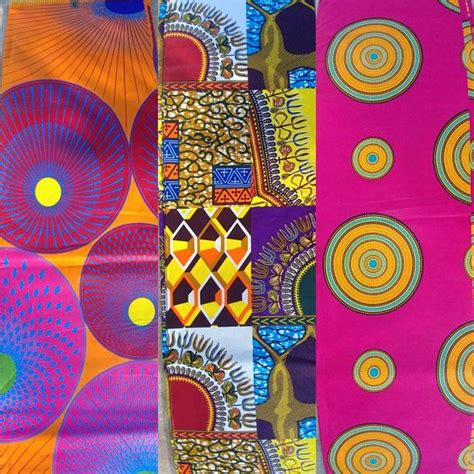 New Colourful Ankara Print Fabric 3 Or 6 Yards African Etsy African