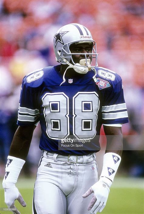 Wide Receiver Michael Irvin Of The Dallas Cowboys Walking Off Field