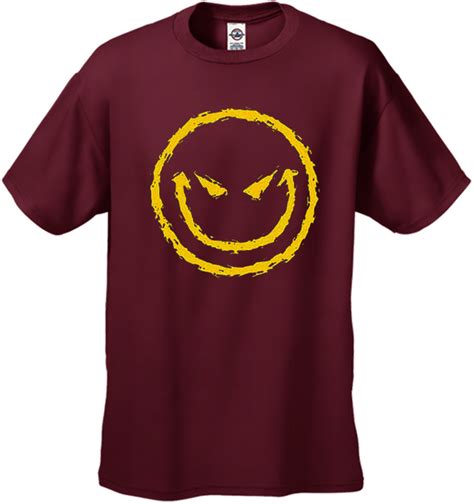 Evil Smiley Mens T Shirt Bewild