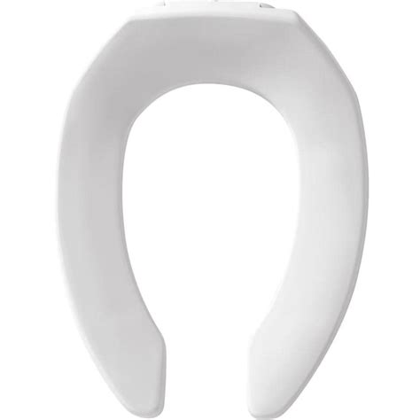 Olsonite Commercial Plastic Elongated Toilet Seat At
