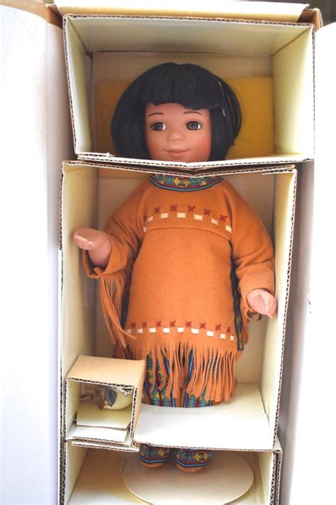 Danbury Mint Artaffects Bird Song Doll By Perillo 1993 Vintage Etsy Native American Style