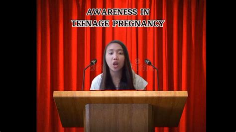 speech about teenage pregnancy youtube