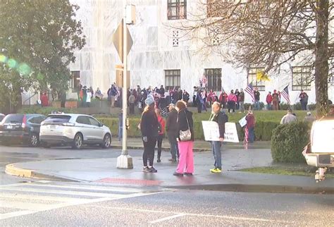 protest at oregon capitol declared unlawful assembly four arrested katu