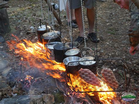 hanging a pot over an open fire is a great way to cook outdoors over the years we ve