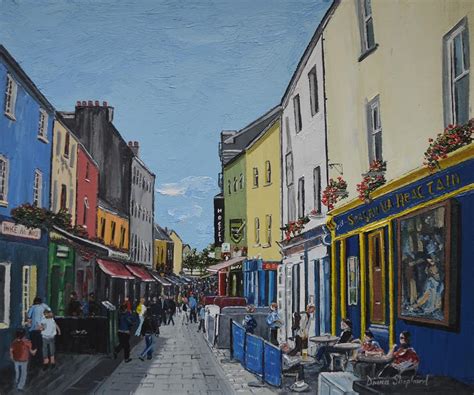 Quay St Galway Ireland Painting By Diana Shephard Fine Art America