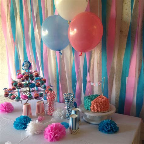 I prefer glue dots to other adhesives because they are quick and easy to just roll into place and make no mess! Diy gender reveal decor | Gender reveal decorations, Gender reveal, Cake pops