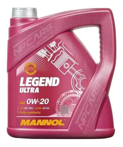 Aceite Mannol Legend Ultra 0w20 Sintético 4lts Argo Cronos Envío Gratis