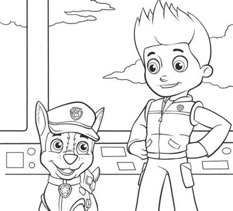 Paw patrol is a fantastic serie with crazy adventures. Paw Patrol Tracker Coloring Page - Free Coloring Pages Online
