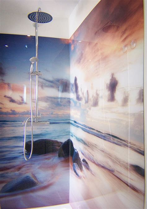 Printed Acrylic Bathroom Wall Panels Bathroom Wall Decor Shower Wall
