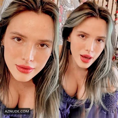 Bella Thorne Shared A New Lip Sync Video Showing Her Cleavage Aznude