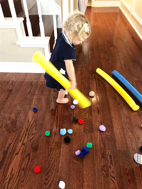 Toddler Approved Pom Pom Push Indoor Game For Kids