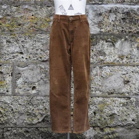 リーバイス levi s made in usa 519 70 s corduroy pants vintage talon zip brown コーデュロイパンツ w38 l36