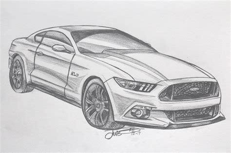 Mustang Gt Drawing At Explore Collection Of