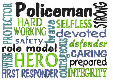 Positive Words To Describe Police Officers