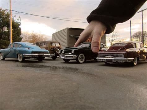 Artist Uses Forced Perspective To Make Miniature Car Models Look Like