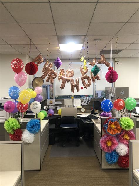 Office Cubicle Birthday Decorations Birthday Girl
