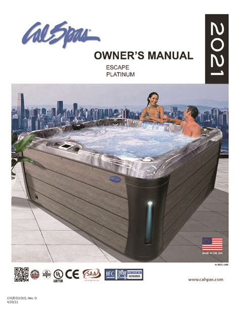 Cal Spas™ Escape™ Spas X Avalon X Ec 867lx Hot Tub Hot Tubs And Swim Spas