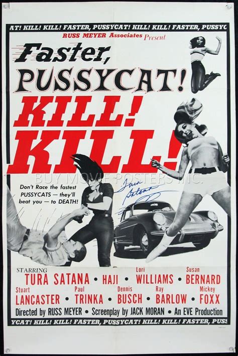 Faster Pussycat Kill Kill Exploitation Film Movie Posters Vintage Exploitation Movie